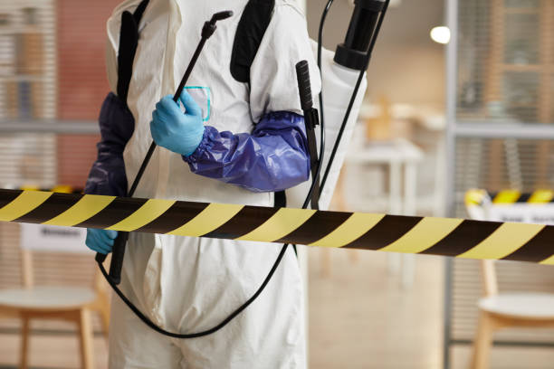 Professional Infectious Disease Decontamination technician working in Gasquet, CA